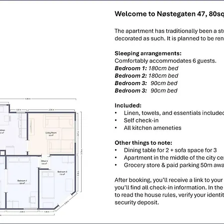 Leilighet 3ng47 - Cheap 4br Bergen